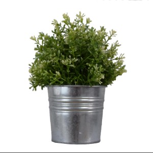 Silver-Pot-Plastic-Plant