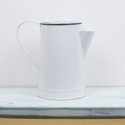 White Coffee Jug Vase